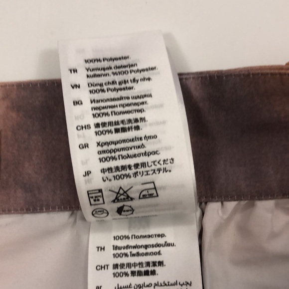 COS 38 Skirt Pleated Full Light Purple Peach pink Adjustable snap Waist Excellen - Picture 7 of 15